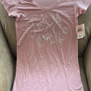 Juicy Couture Light Pink Short Sleeve Tee